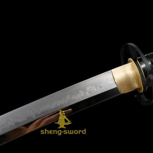 Clay Tempered Choji Hamon Blade Japanese Katana Ashikaga Takauji Sword