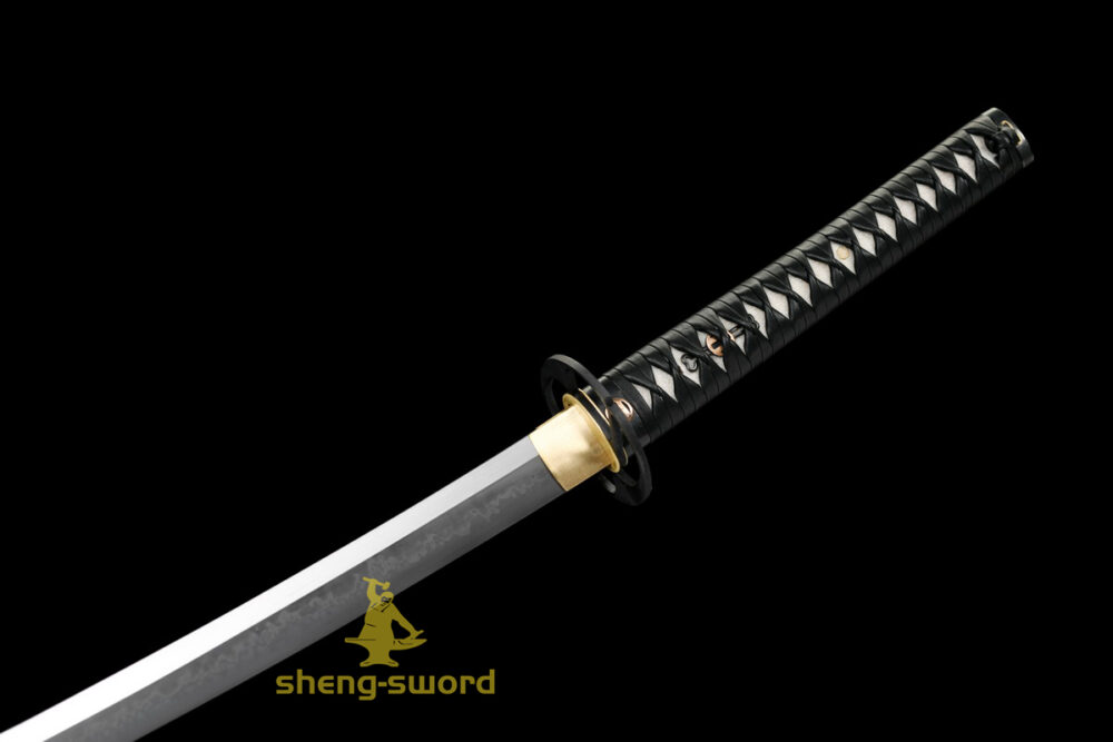 Clay Tempered Choji Hamon Blade Japanese Katana Ashikaga Takauji Sword