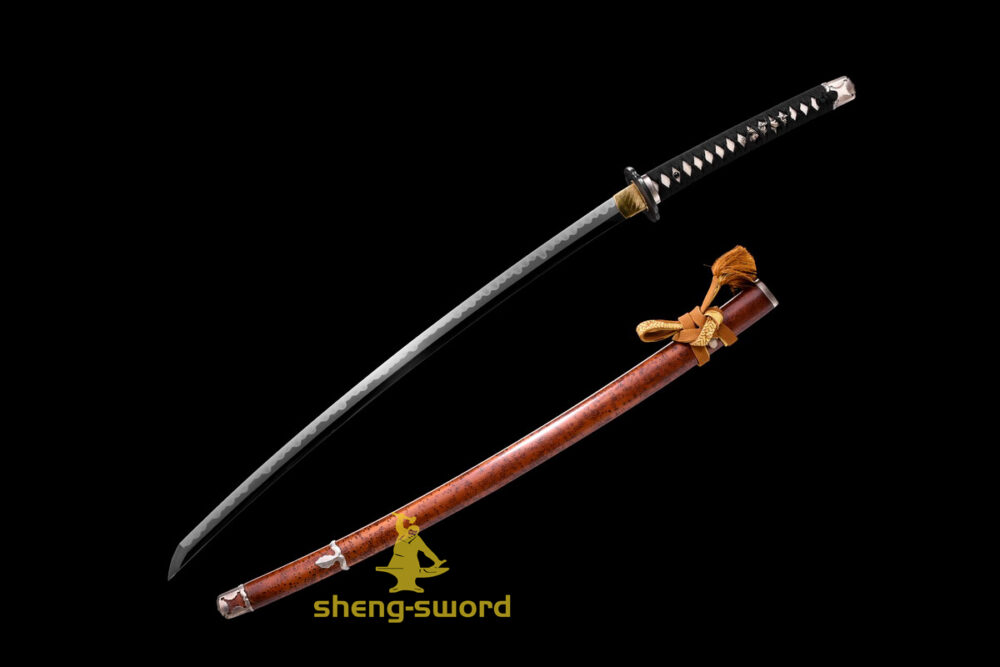 Top Class Tiger Tsuba Japanese Shinken Katana Tamahagane Steel Hantachi Sword
