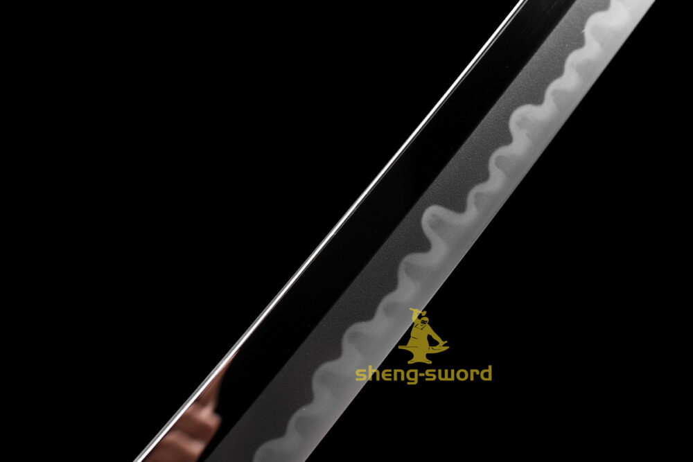 Top Class Tiger Tsuba Japanese Shinken Katana Tamahagane Steel Hantachi Sword