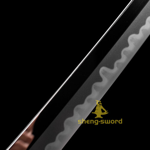 Top Class Tiger Tsuba Japanese Shinken Katana Tamahagane Steel Hantachi Sword