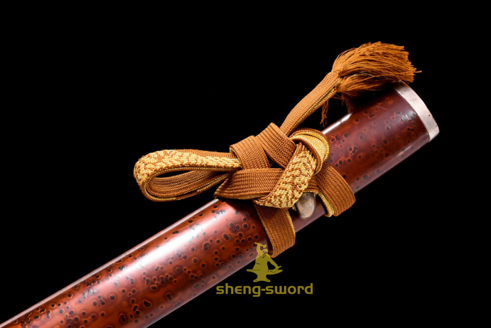 Top Class Tiger Tsuba Japanese Shinken Katana Tamahagane Steel Hantachi Sword