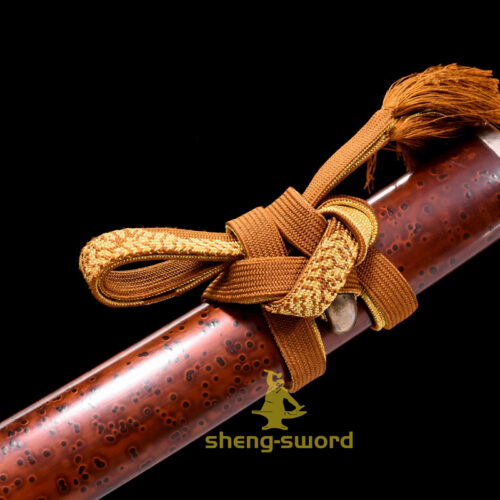 Top Class Tiger Tsuba Japanese Shinken Katana Tamahagane Steel Hantachi Sword