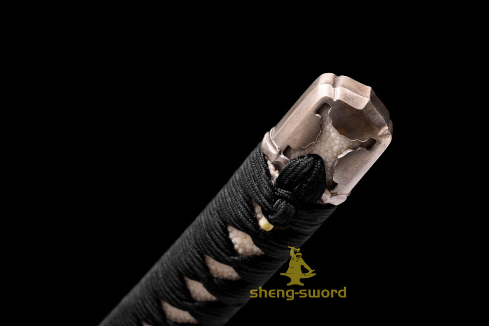 Top Class Tiger Tsuba Japanese Shinken Katana Tamahagane Steel Hantachi Sword
