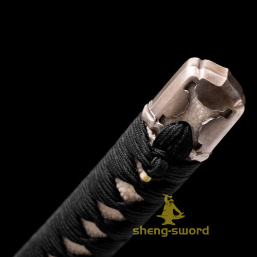 Top Class Tiger Tsuba Japanese Shinken Katana Tamahagane Steel Hantachi Sword