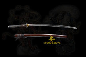 TOP Class Japanese Shinken Katana Clay Tempered Tamahagane Steel Choji Hamon Sword Nakago Kashirae
