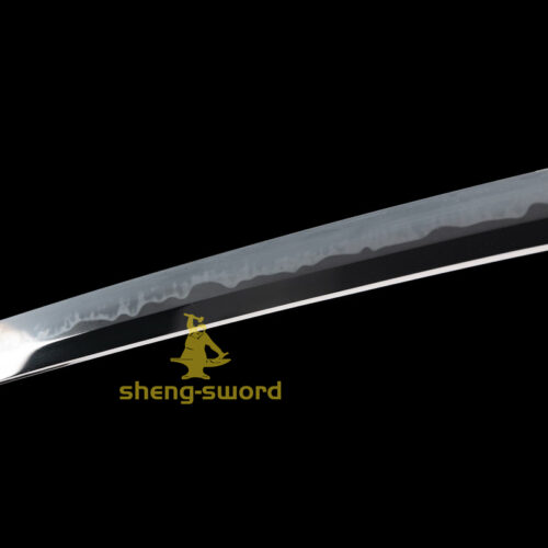TOP Class Japanese Shinken Katana Clay Tempered Tamahagane Steel Choji Hamon Sword