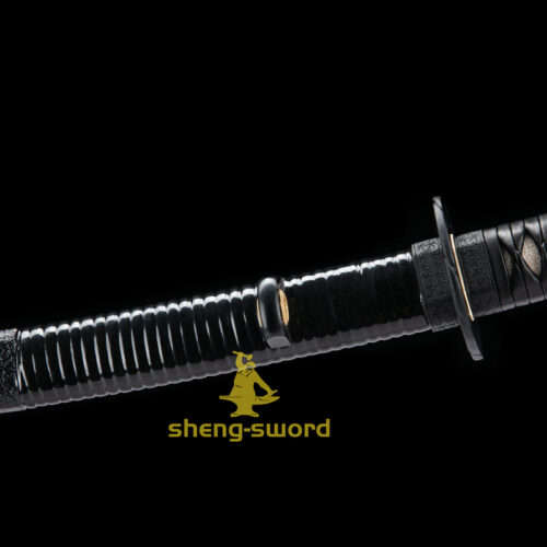 TOP Class Japanese Shinken Katana Clay Tempered Tamahagane Steel Choji Hamon Sword