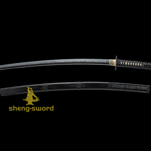 TOP Class Japanese Shinken Katana Clay Tempered Tamahagane Steel Choji Hamon Sword