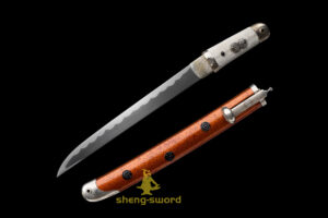Top Class Handmade Japanese Aikuchi Tanto Tamahagane Steel Sword