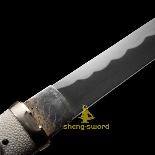 Top Class Handmade Japanese Aikuchi Tanto Tamahagane Steel Sword