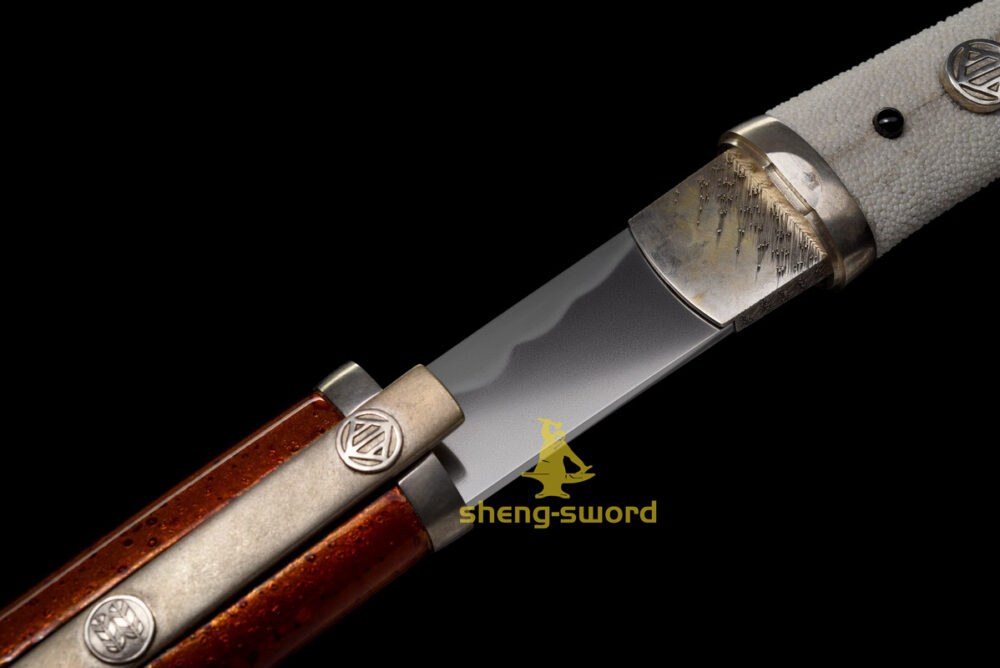 Top Class Handmade Japanese Aikuchi Tanto Tamahagane Steel Sword