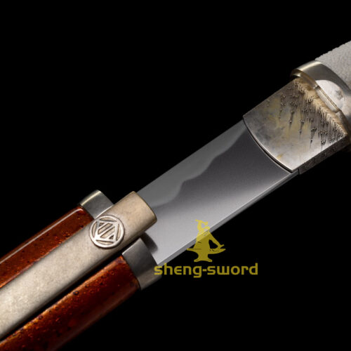 Top Class Handmade Japanese Aikuchi Tanto Tamahagane Steel Sword