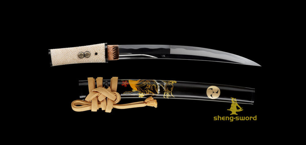 Top Class Handmade Japanese Aikuchi Tanto S7 Steel Sword
