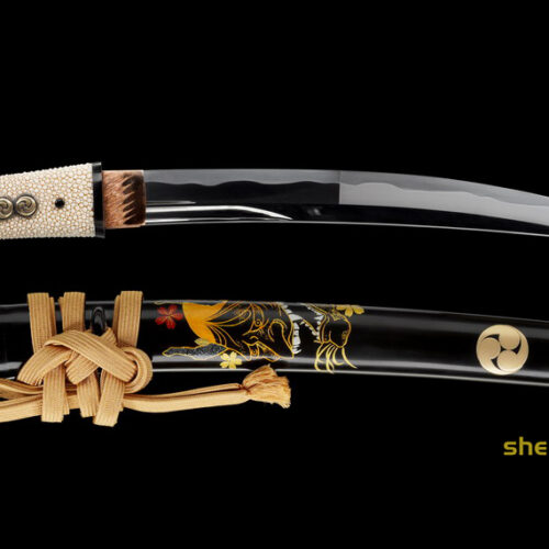 Top Class Handmade Japanese Aikuchi Tanto S7 Steel Sword