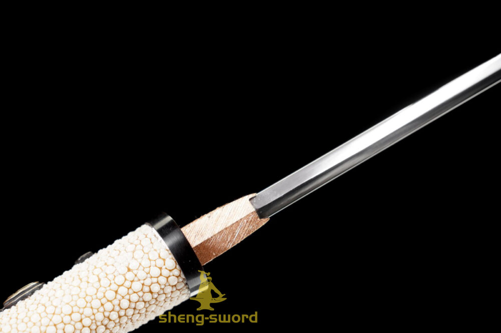 Top Class Handmade Japanese Aikuchi Tanto S7 Steel Sword