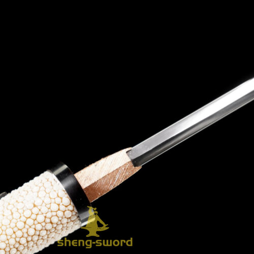 Top Class Handmade Japanese Aikuchi Tanto S7 Steel Sword