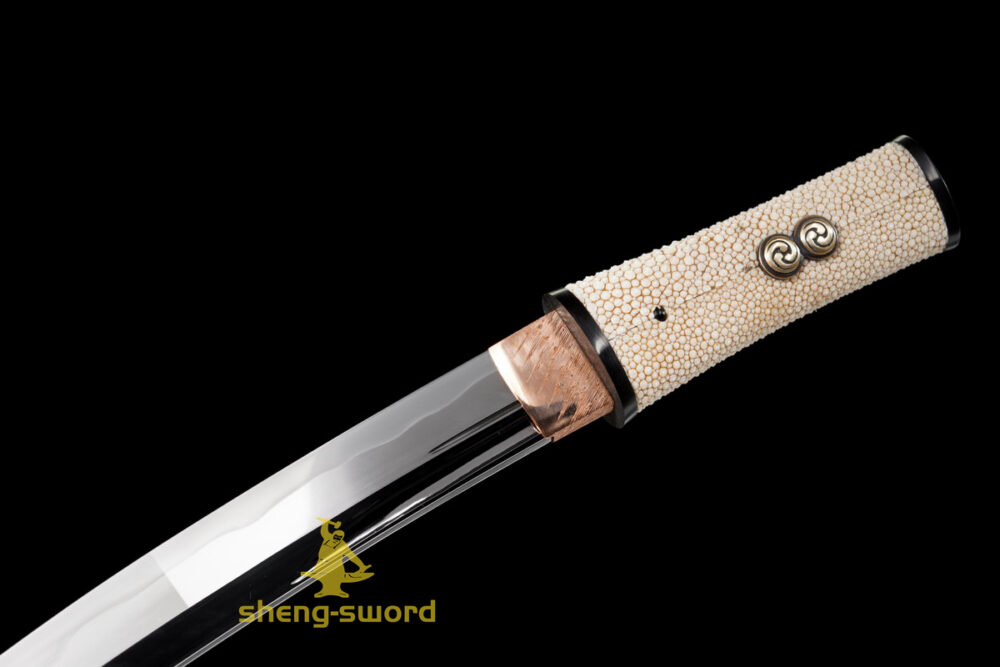 Top Class Handmade Japanese Aikuchi Tanto S7 Steel Sword
