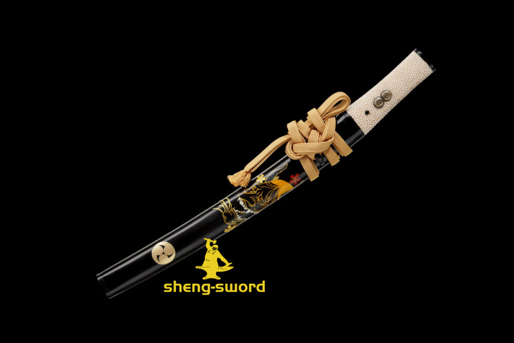 Top Class Handmade Japanese Aikuchi Tanto S7 Steel Sword