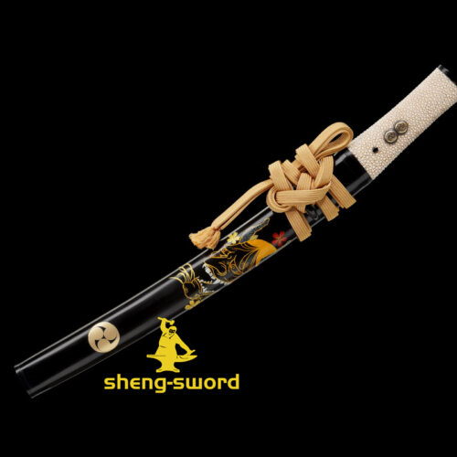 Top Class Handmade Japanese Aikuchi Tanto S7 Steel Sword