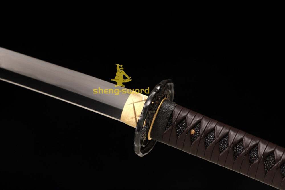High Class Japanese Nodachi Katana Clay Tempered T10 Steel Full Tang Blade Sword Squirrel Tsuba