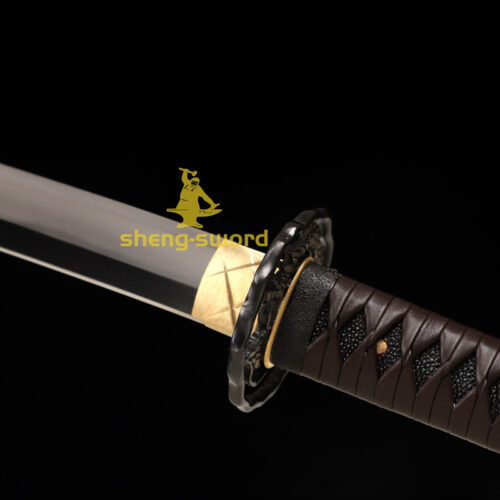 High Class Japanese Nodachi Katana Clay Tempered T10 Steel Full Tang Blade Sword Squirrel Tsuba