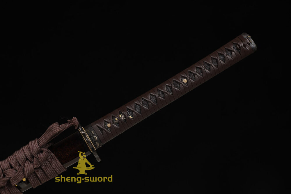 High Class Japanese Nodachi Katana Clay Tempered T10 Steel Full Tang Blade Sword Squirrel Tsuba