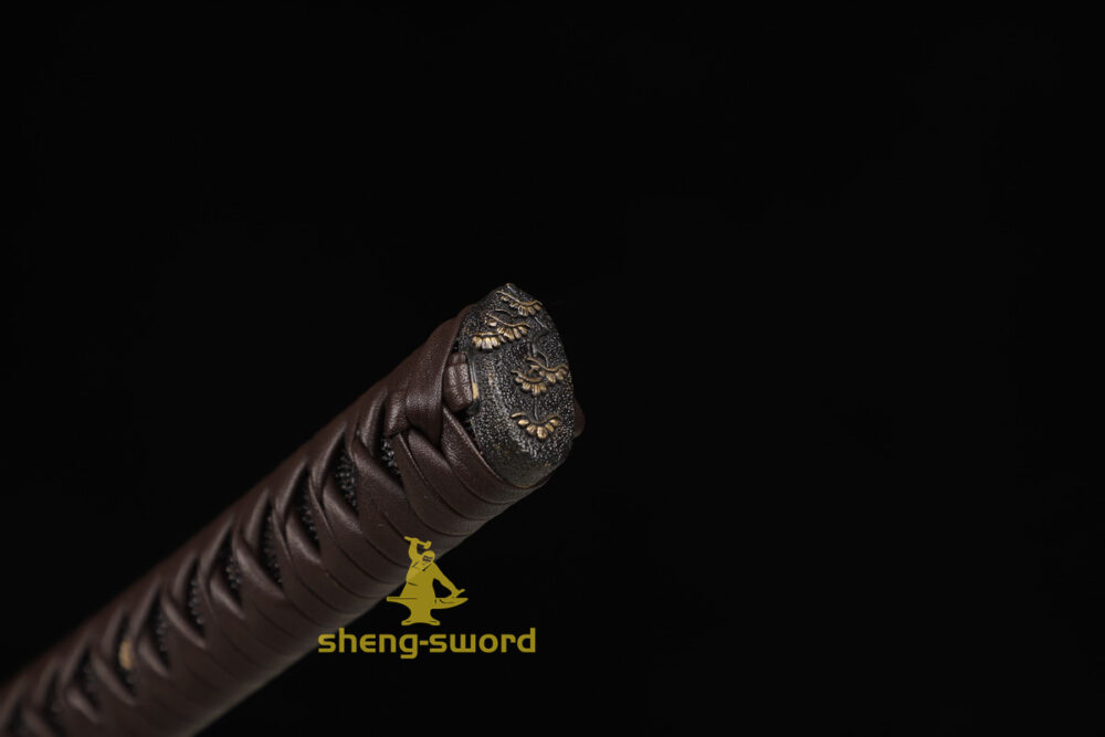 High Class Japanese Nodachi Katana Clay Tempered T10 Steel Full Tang Blade Sword Squirrel Tsuba