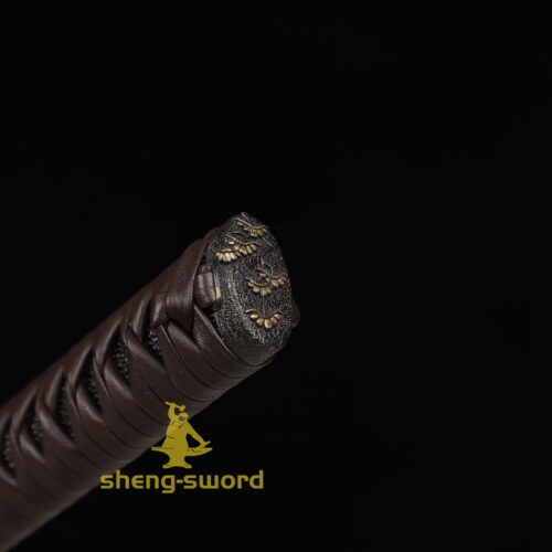 High Class Japanese Nodachi Katana Clay Tempered T10 Steel Full Tang Blade Sword Squirrel Tsuba