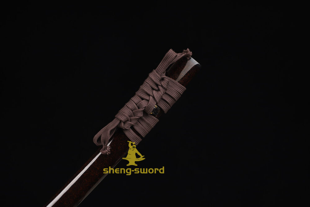 High Class Japanese Nodachi Katana Clay Tempered T10 Steel Full Tang Blade Sword Squirrel Tsuba