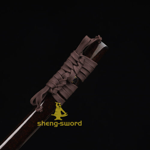 High Class Japanese Nodachi Katana Clay Tempered T10 Steel Full Tang Blade Sword Squirrel Tsuba