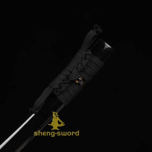 High Class Japanese Samurai Katana Clay Tempered L6 Steel Full Tang Blade Sword Squirrel Tsuba