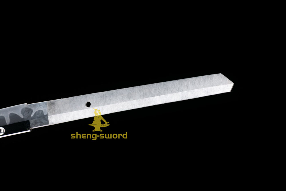 TOP Class Japanese Shinken Katana Clay Tempered Tamahagane Steel Choji Hamon Sword Nakago Kashirae