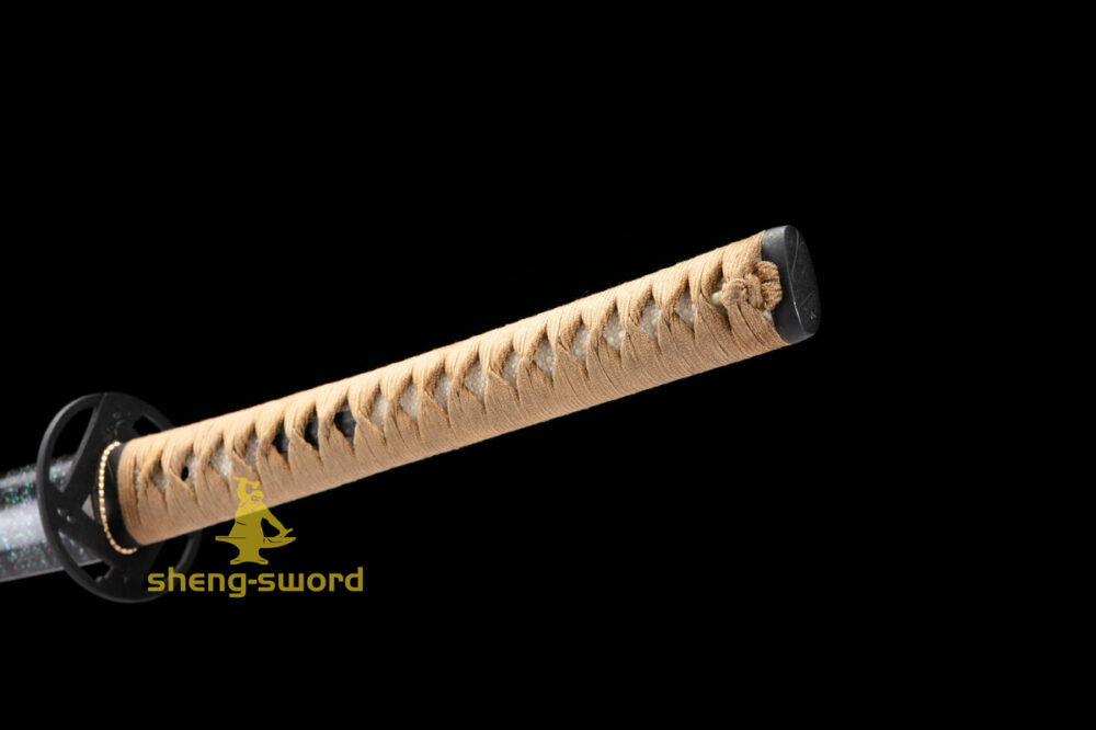 TOP Class Japanese Shinken Katana Clay Tempered Tamahagane Steel Choji Hamon Sword Nakago Kashirae