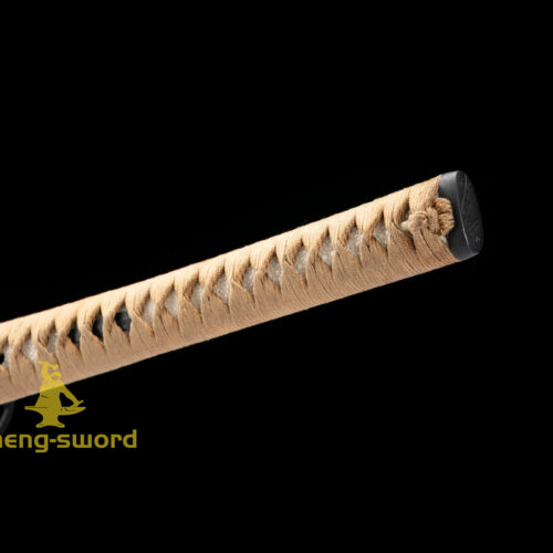 TOP Class Japanese Shinken Katana Clay Tempered Tamahagane Steel Choji Hamon Sword Nakago Kashirae