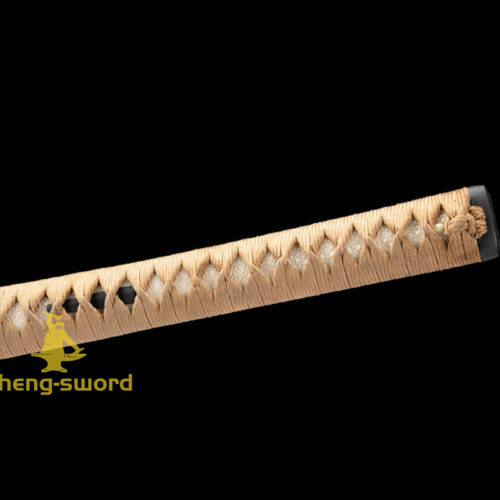 TOP Class Japanese Shinken Katana Clay Tempered Tamahagane Steel Choji Hamon Sword Nakago Kashirae