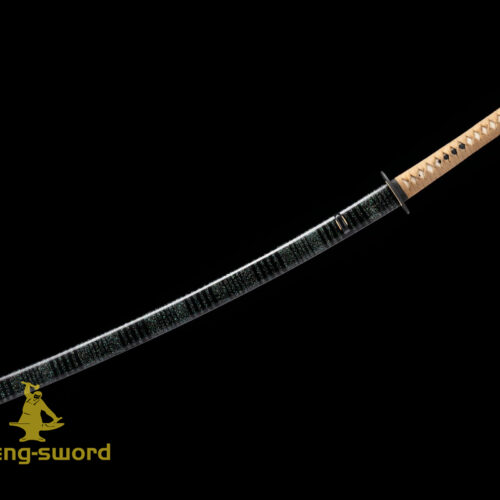 TOP Class Japanese Shinken Katana Clay Tempered Tamahagane Steel Choji Hamon Sword Nakago Kashirae