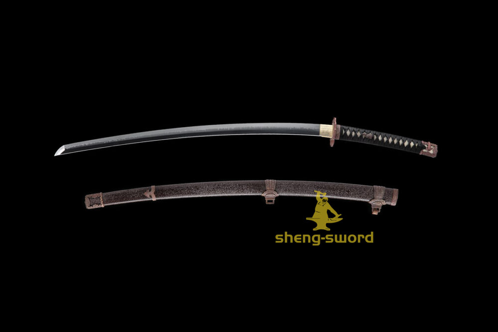 TOP Class Japanese Tachi Katana Clay Tempered T-10 Steel Choji Hamon Sword