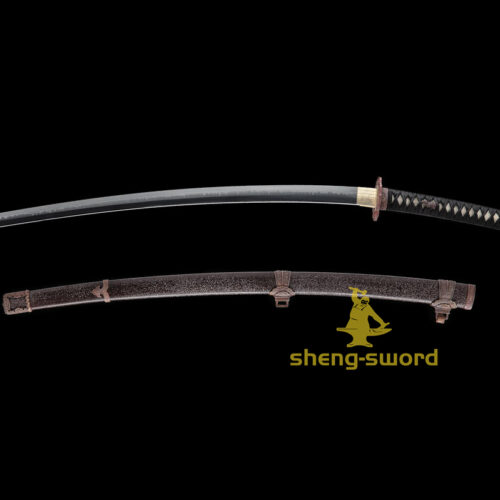 TOP Class Japanese Tachi Katana Clay Tempered T-10 Steel Choji Hamon Sword