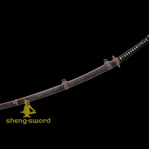 TOP Class Japanese Tachi Katana Clay Tempered T-10 Steel Choji Hamon Sword