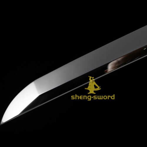 High Class Japanese Shinken Katana Clay Tempered S7 Steel Shine Blade Heavy Cutting sword