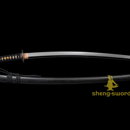 High Class Japanese Shinken Katana Clay Tempered S7 Steel Shine Blade Heavy Cutting sword