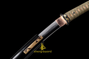TOP Class Japanese Shinken Katana Clay Tempered Tamahagane Steel Choji Hamon Sword Nakago Kashirae