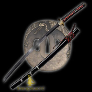 TOP Class Japanese Shinken Katana Clay Tempered Tamahagane Steel Choji Hamon Sword Nakago Kashirae