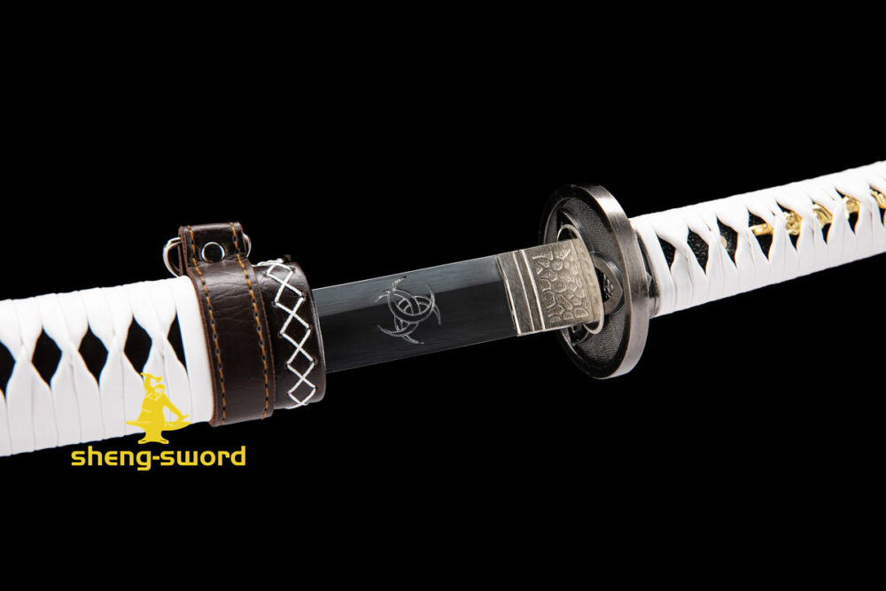 Handmade Walking Dead Katana -Fully Functional of Michonne Samurai Katana Sword 9260 spring steel