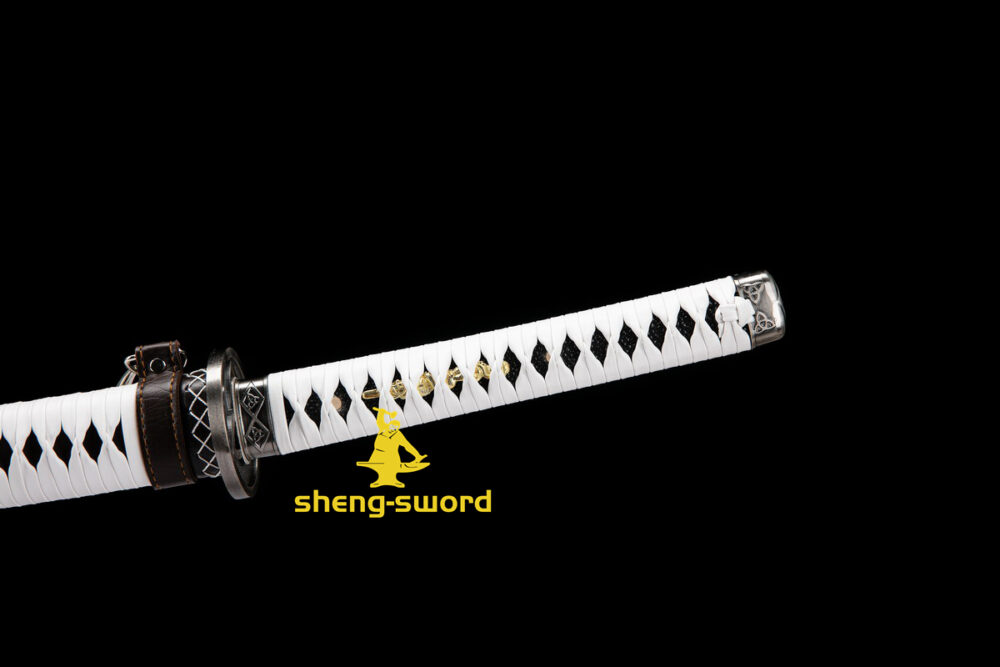 Handmade Walking Dead Katana -Fully Functional of Michonne Samurai Katana Sword 9260 spring steel