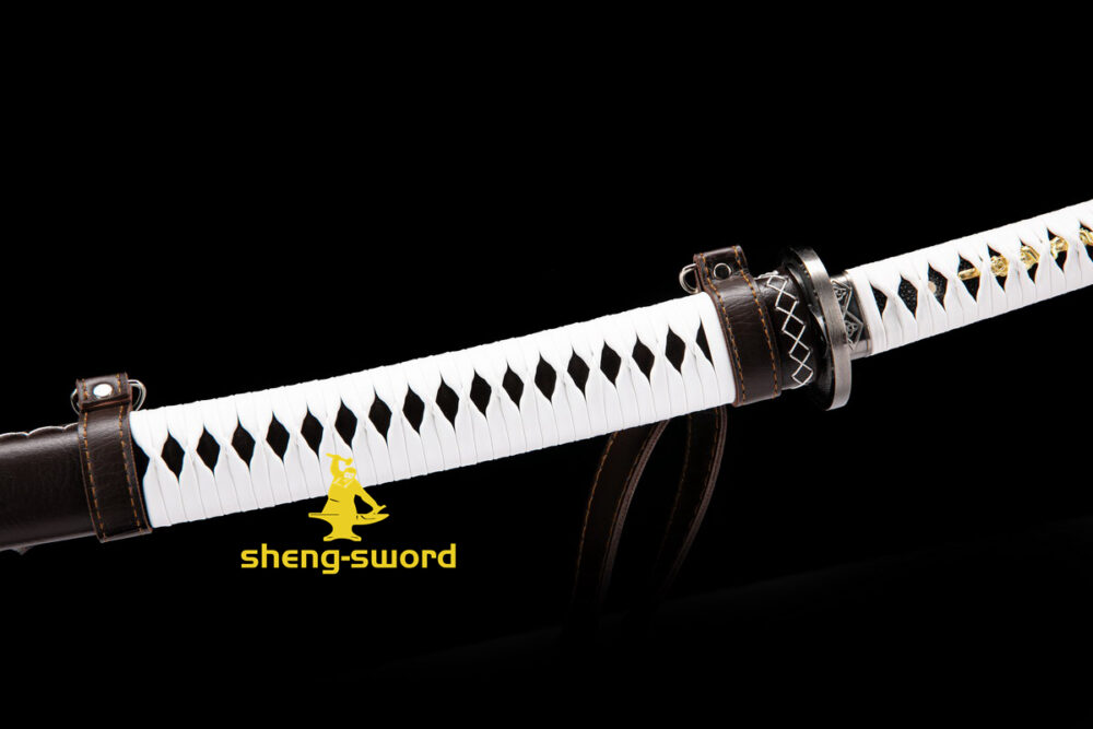 Handmade Walking Dead Katana -Fully Functional of Michonne Samurai Katana Sword 9260 spring steel
