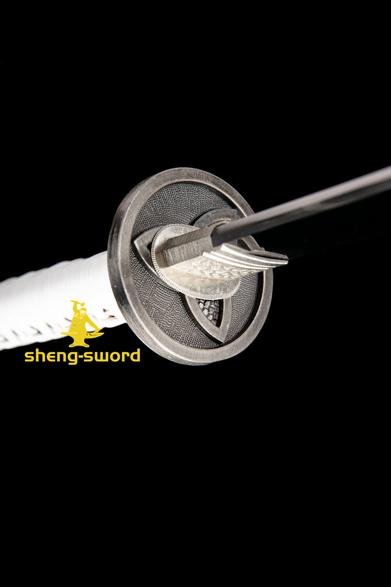Handmade Walking Dead Katana -Fully Functional of Michonne Samurai Katana Sword 9260 spring steel