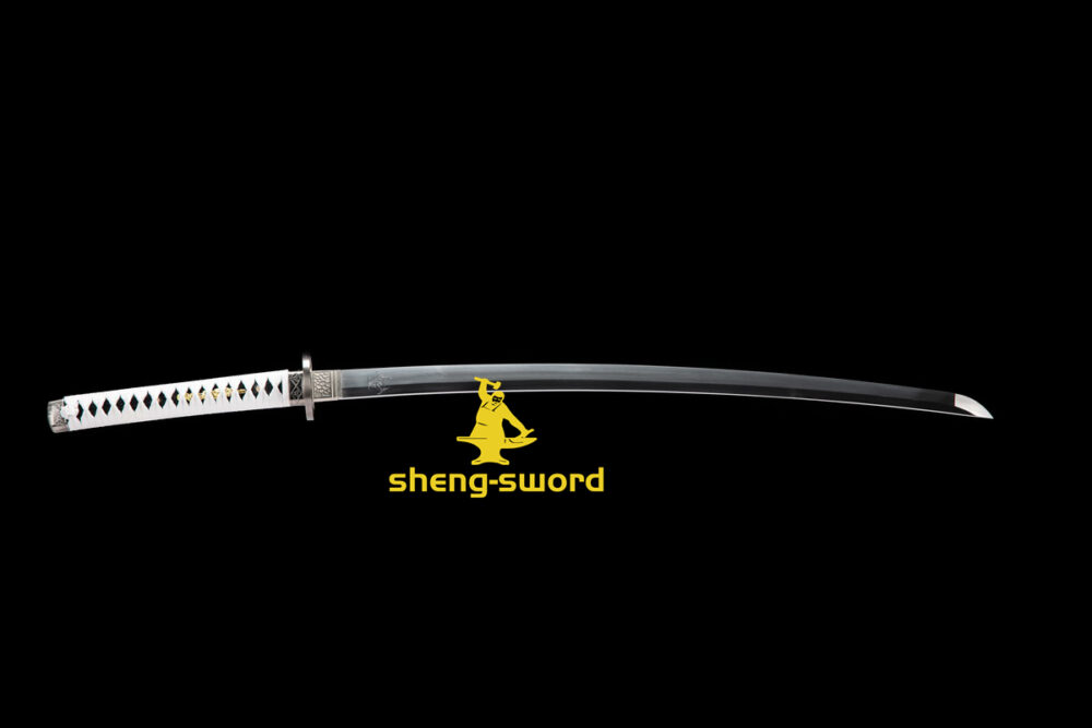 Handmade Walking Dead Katana -Fully Functional of Michonne Samurai Katana Sword 9260 spring steel