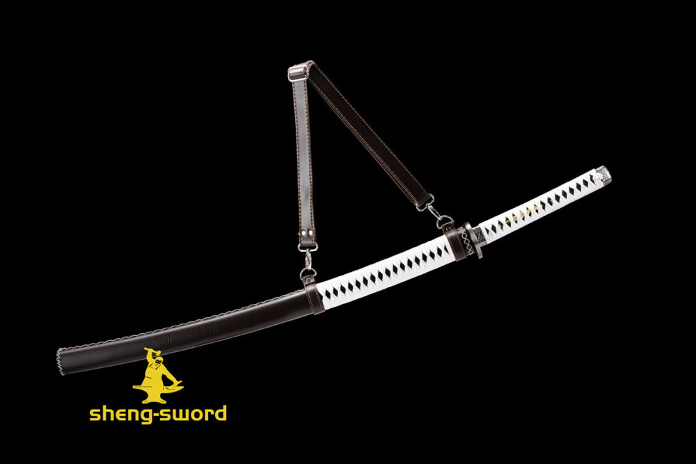 Handmade Walking Dead Katana -Fully Functional of Michonne Samurai Katana Sword 9260 spring steel